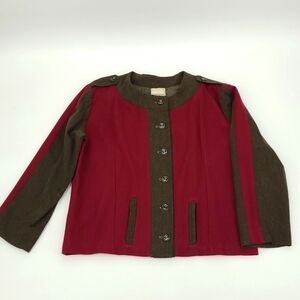 Vintage Alexander Wool 3/4 Sleeve Jacket‎ Women's Size Large